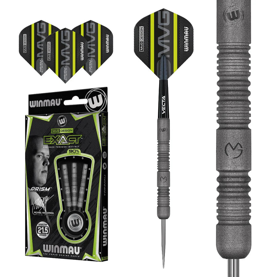 Michael Van Gerwen MvG Exact 90% Tungsten Steel Tip Darts By Winmau