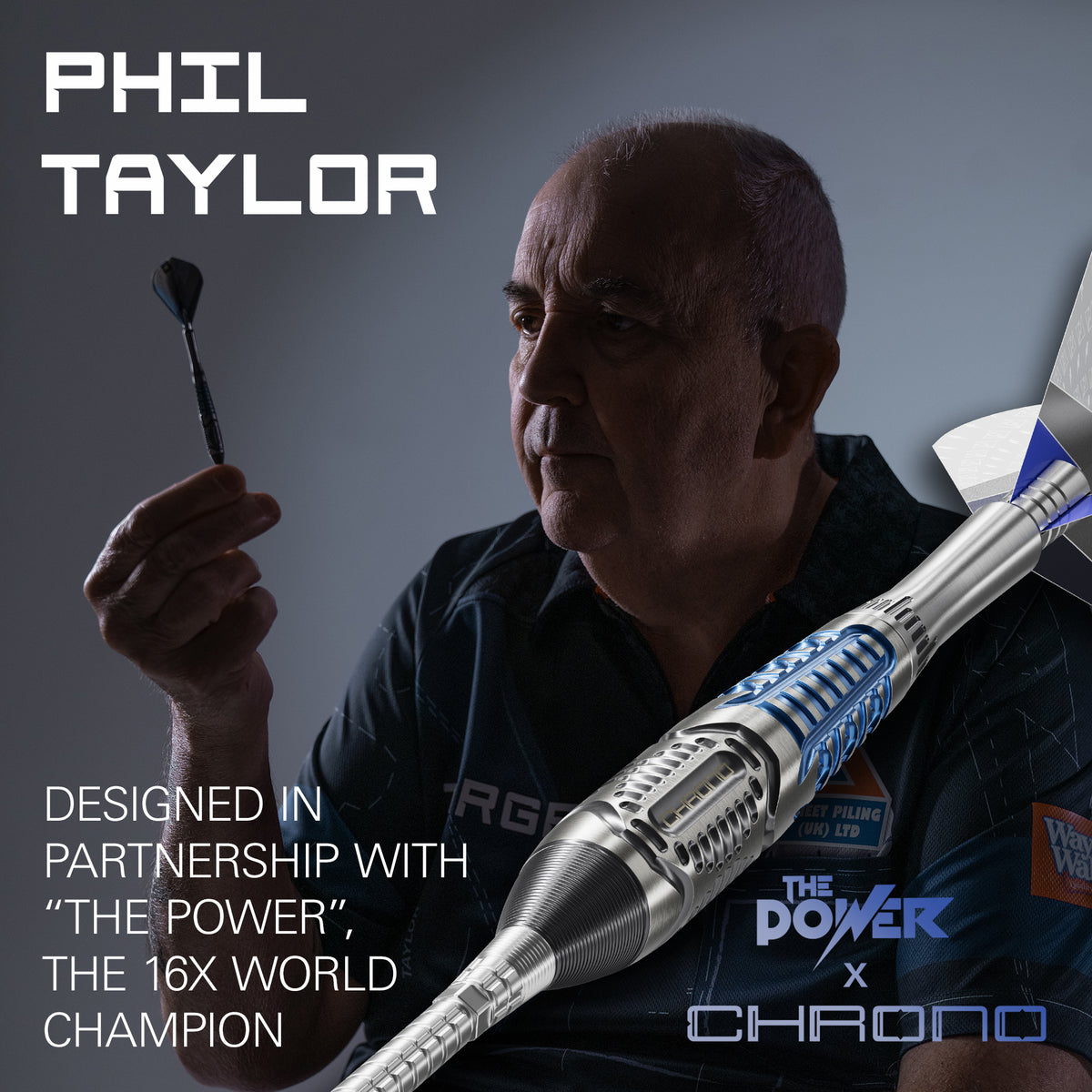PHIL TAYLOR POWER CHRONO SP STEEL TIP DARTS