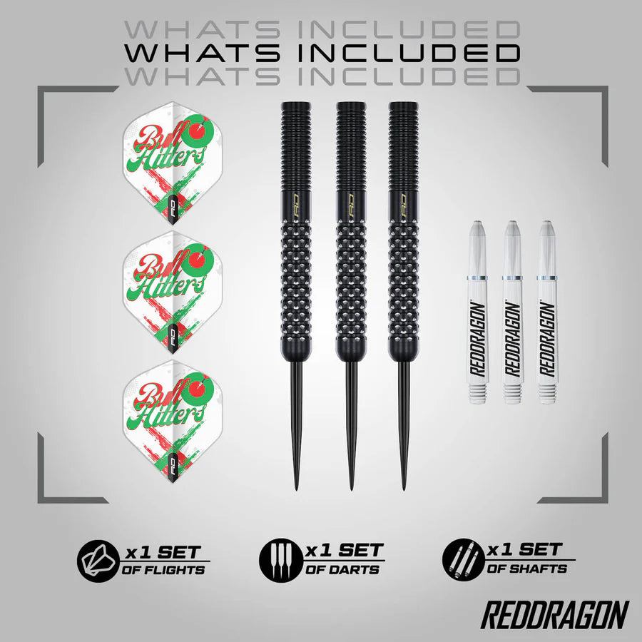 Red Dragon Bullhitters 90% Tungsten 23g Steel Tip Darts