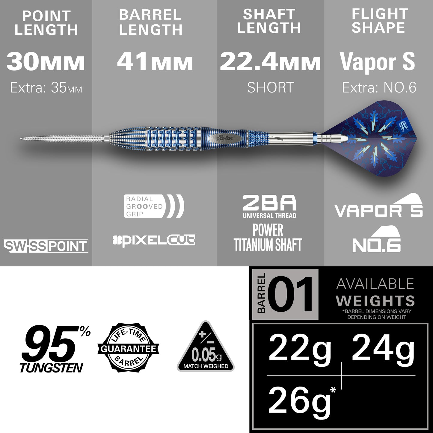 Phil Taylor Power Gx2 SP Steel Tip Darts 2025