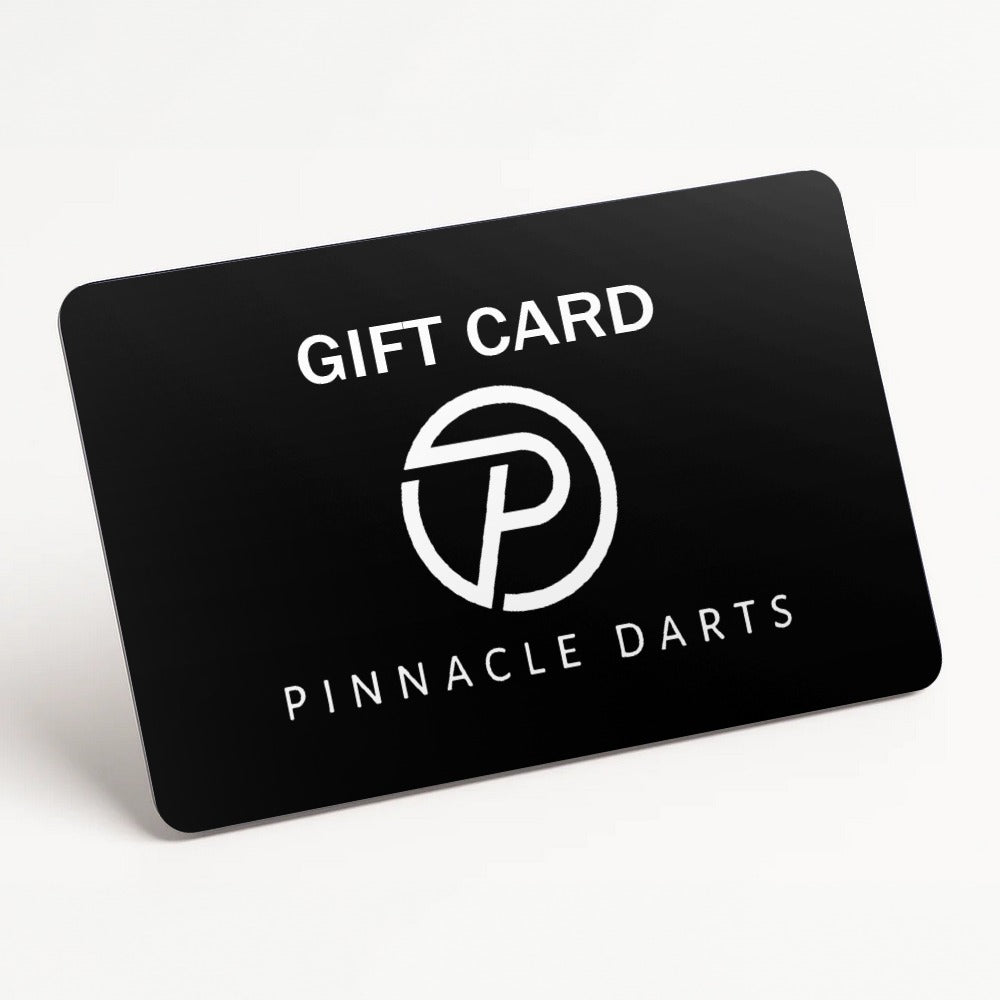 Pinnacle Darts digital gift card for darts enthusiasts, delivered instantly via email
