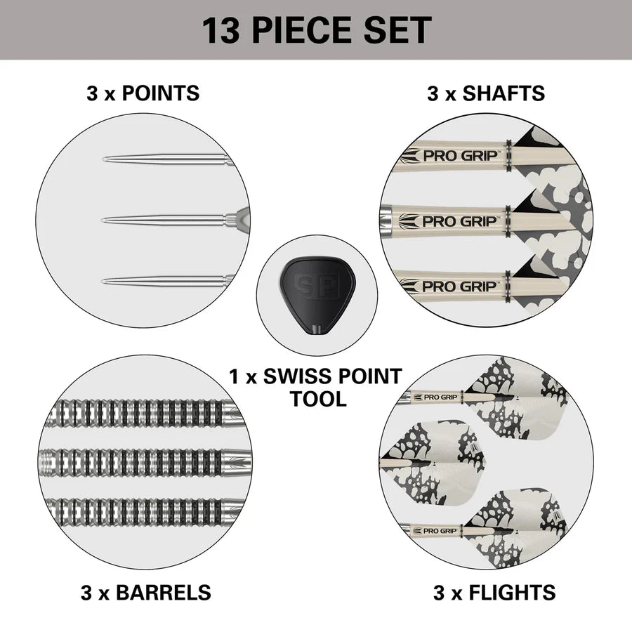 Exo 01 90% Tungsten SP Steel Tip Darts