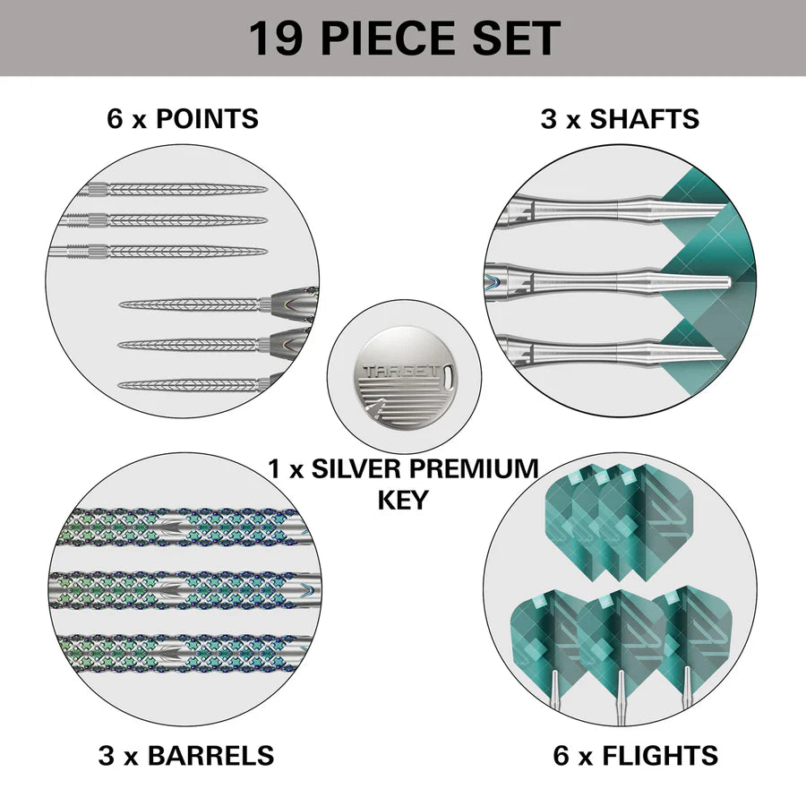 Rove 01 90% Tungsten SP Steel Tip Darts
