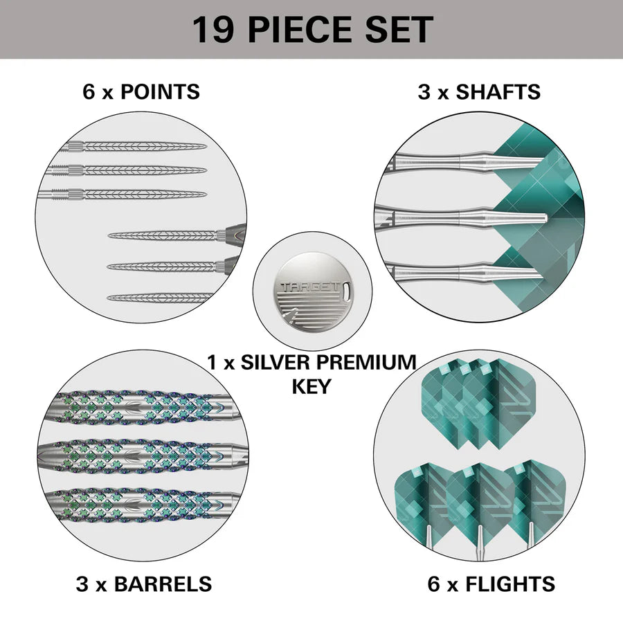Rove 02 90% Tungsten SP Steel Tip Darts