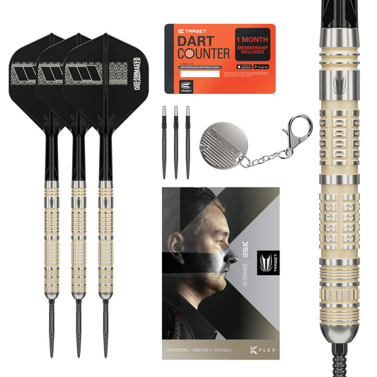 Dimitri Van Den Bergh 95k SP Steel Tip Darts 2025