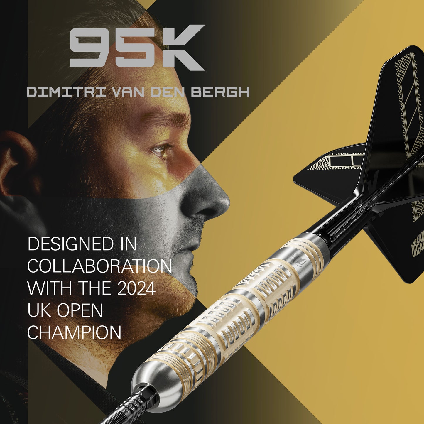 Dimitri Van Den Bergh 95k SP Steel Tip Darts 2025