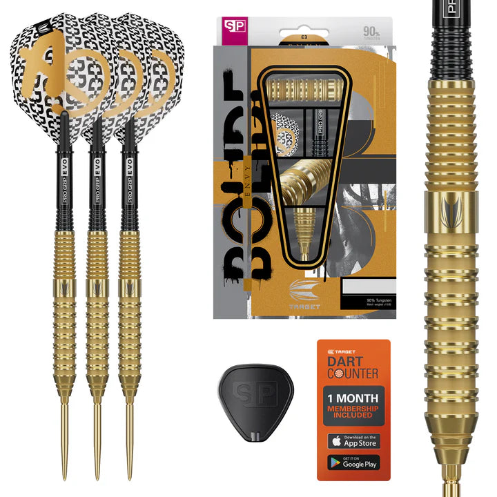 Bolide Envy 02 90% Tungsten SP Steel Tip Darts by Target