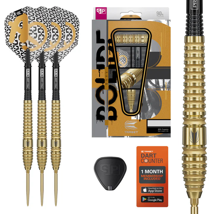 Bolide Envy 03 90% Tungsten SP Steel Tip Darts by Target