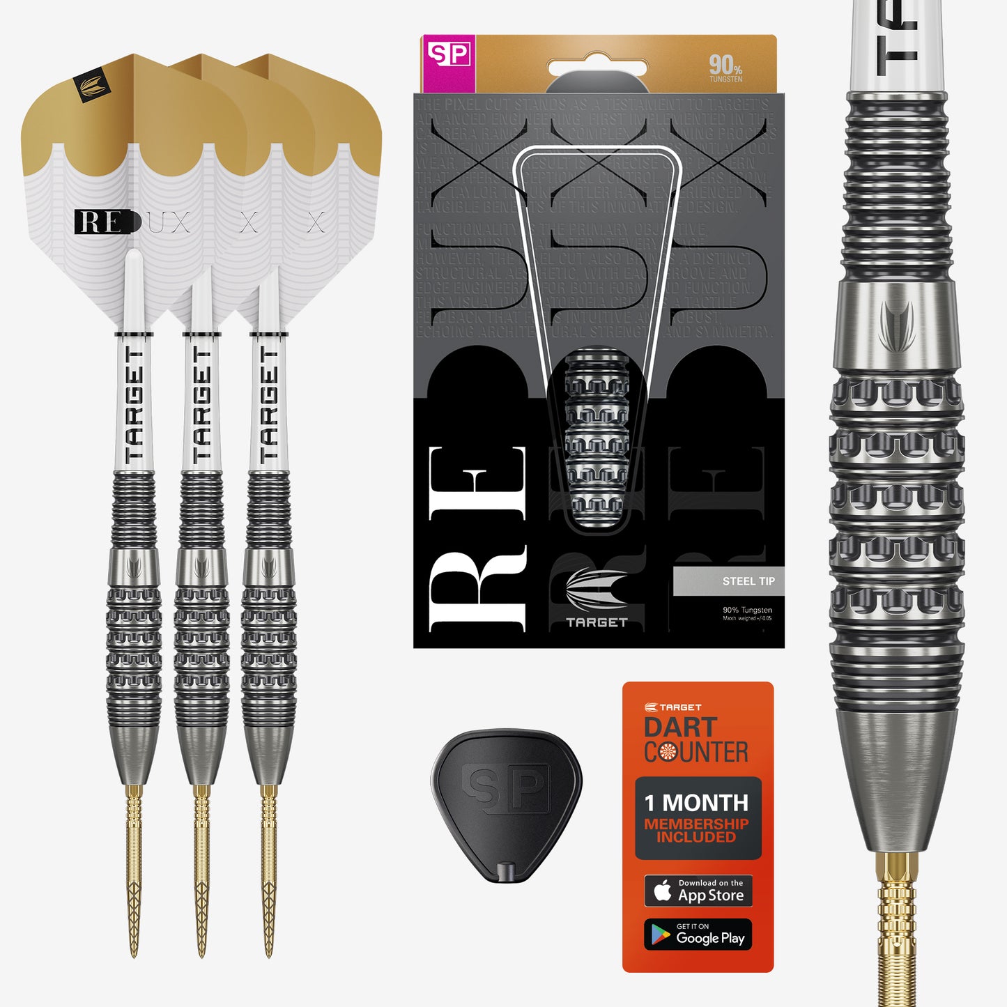 Redux 90% 02 SP Steel Tip Darts 2025 Edition