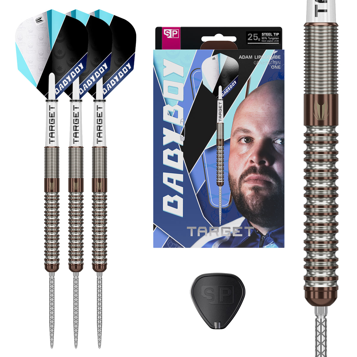 ADAM LIPSCOMBE 90% 25G SP STEEL TIP DARTS 2026