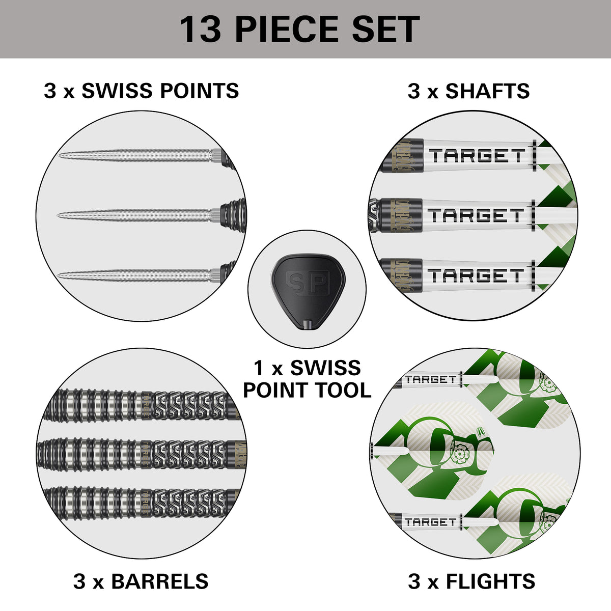 CHARLIE MANBY 95% STEEL TIP DARTS 2026