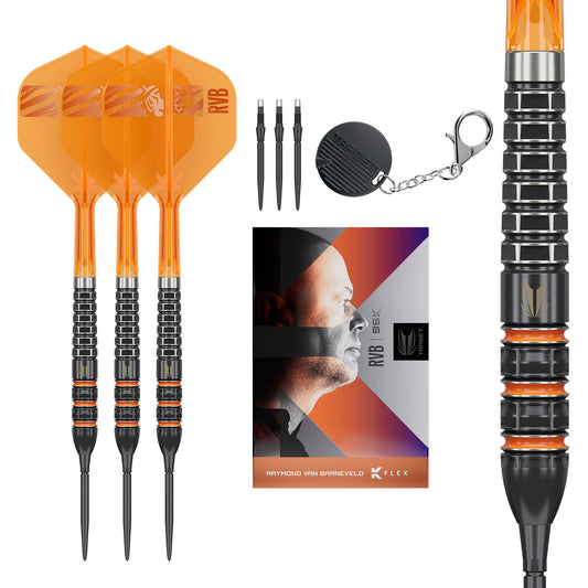 RAYMOND VAN BARNEVELD 95K SP STEEL TIP DARTS