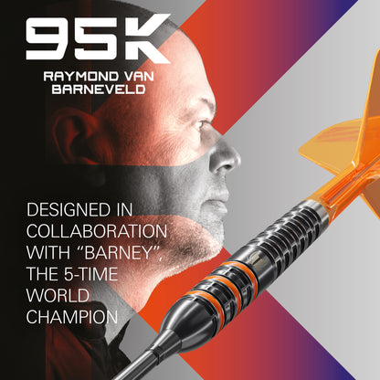 RAYMOND VAN BARNEVELD 95K SP STEEL TIP DARTS