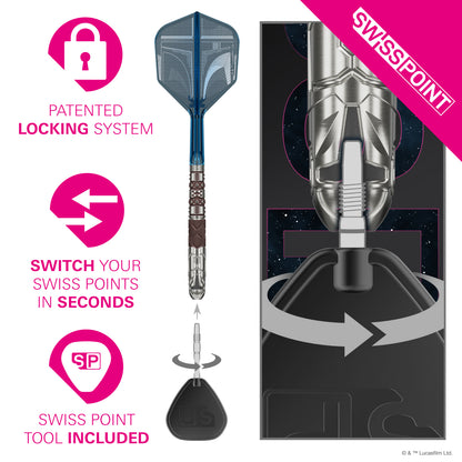 Star Wars Mandalorian 95% Steel Tip Darts 2026