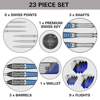 PHIL TAYLOR POWER CHRONO SP STEEL TIP DARTS