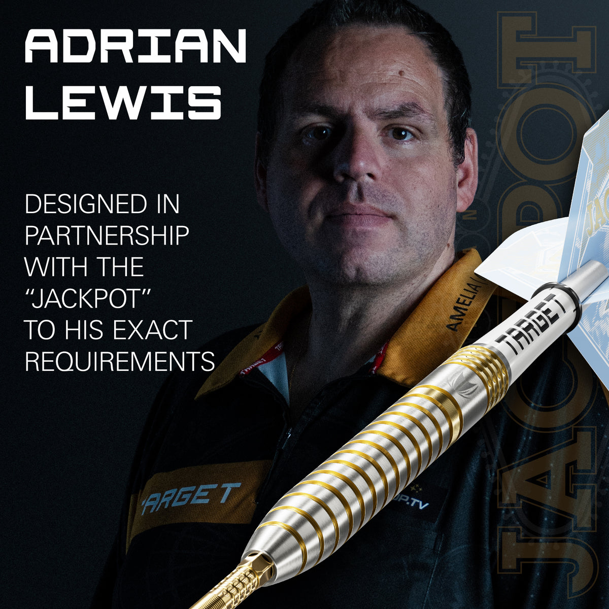 ADRIAN LEWIS SHOWDOWN  95% SP STEEL TIP DARTS 2026
