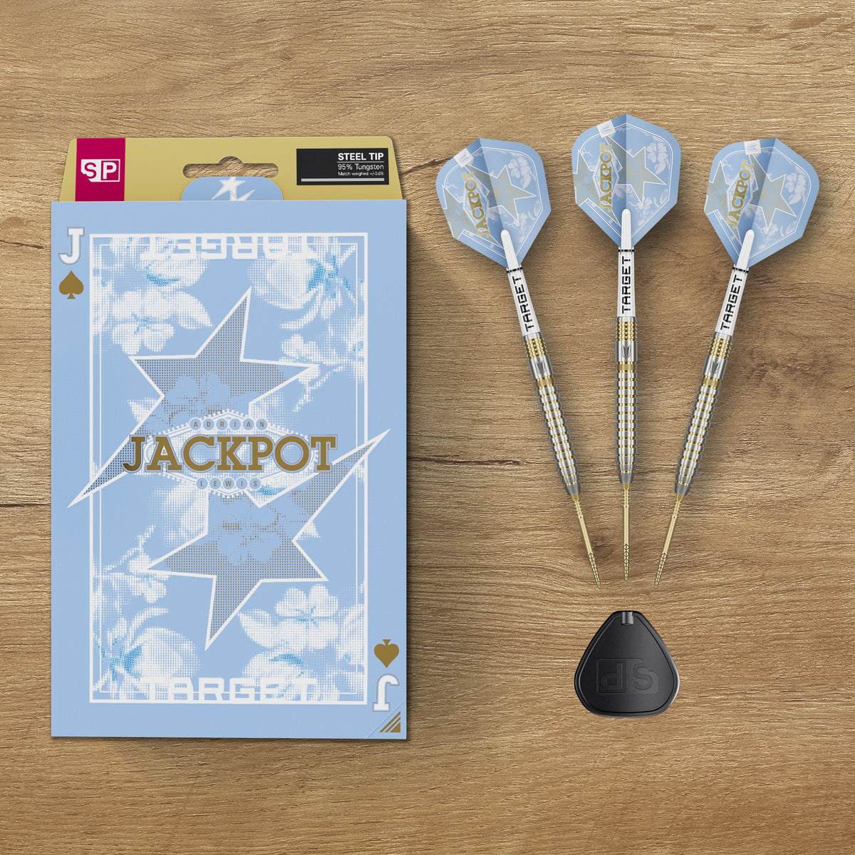 ADRIAN LEWIS SHOWDOWN  95% SP STEEL TIP DARTS 2026