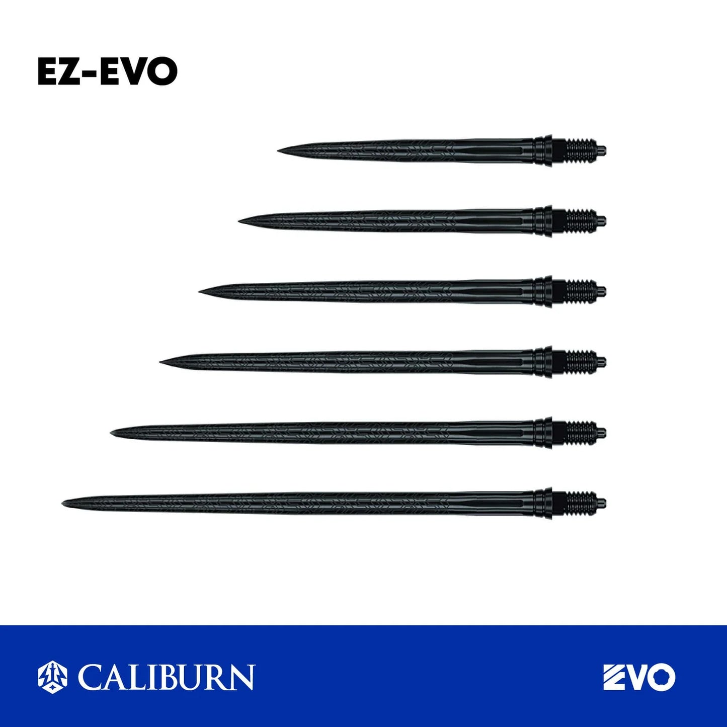 CALIBURN EZ EVO Dart Points - Steel Tip - Laser Armour