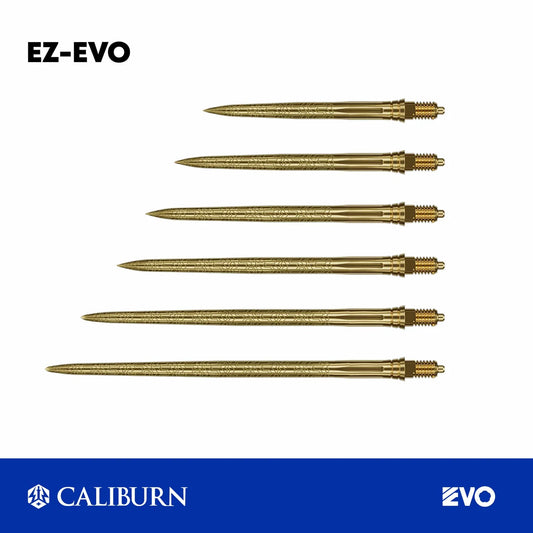 CALIBURN EZ EVO Dart Points - Steel Tip - Laser Armour