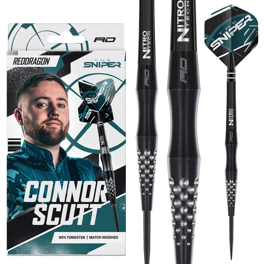 Red Dragon Connor Scutt 90% 22g Steel Tip Darts