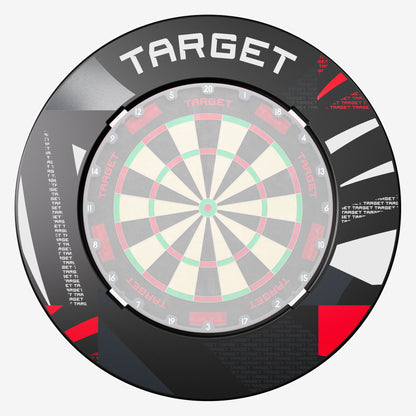 Target Darts Patterned Notched Dartboard Surround