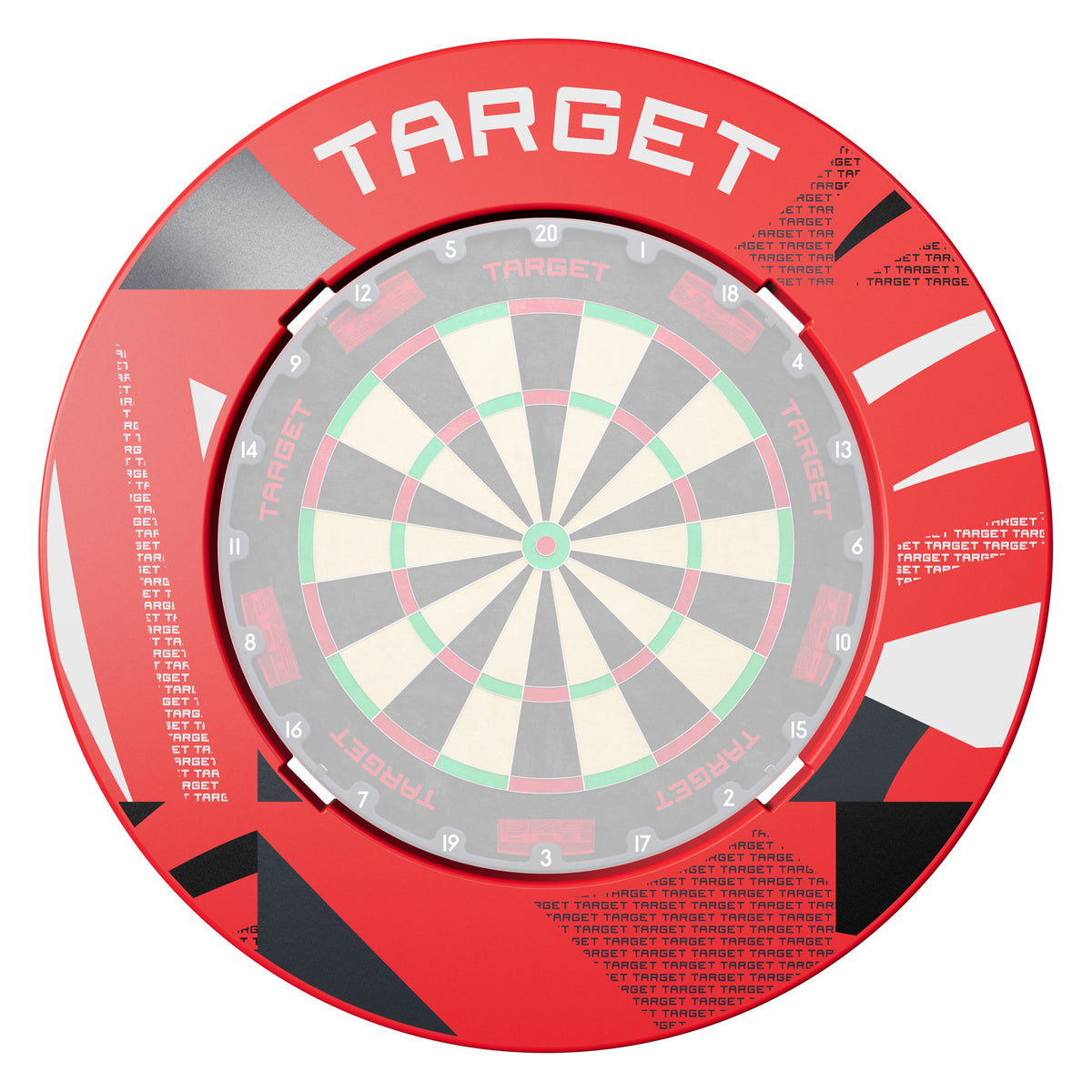 Target Darts Patterned Notched Dartboard Surround