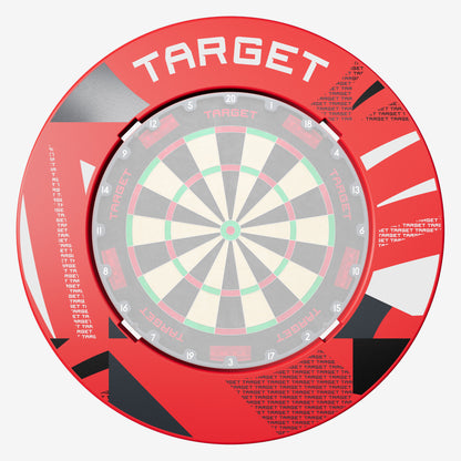 Target Darts Patterned Notched Dartboard Surround