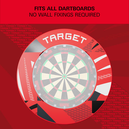 Target Darts Patterned Notched Dartboard Surround