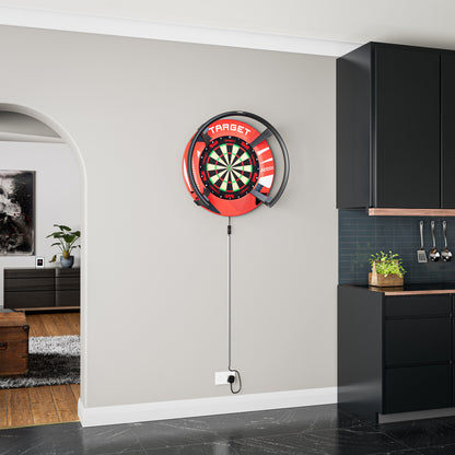 Target Darts Patterned Notched Dartboard Surround