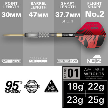 Stephen Bunting G5 Void 95% Sp Steel Tip 2026