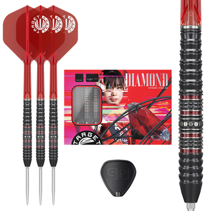 Prime Series Diamond G4 90% Steel Tip Darts by Target Japan