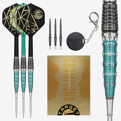 THE MIRACLE × RISING SUN CHAMPIONS 95% SP STEEL TIP DARTS LIMITED EDITION