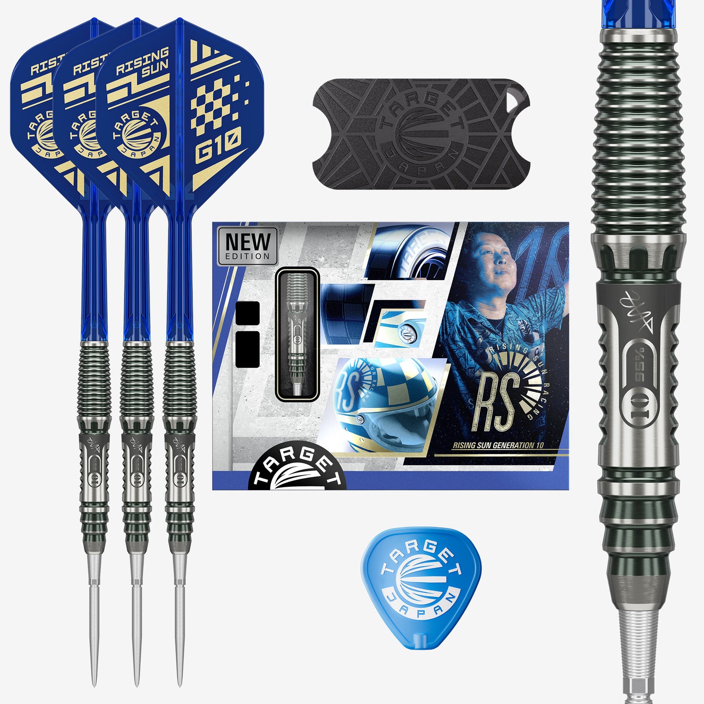 The Rising Sun Gen10.5 95% Tungsten Steel Tip Darts