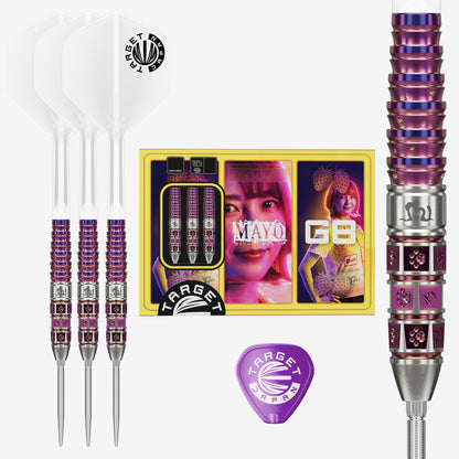 PRIME SERIES MAYO GEN8 90% SP STEEL TIP DARTS