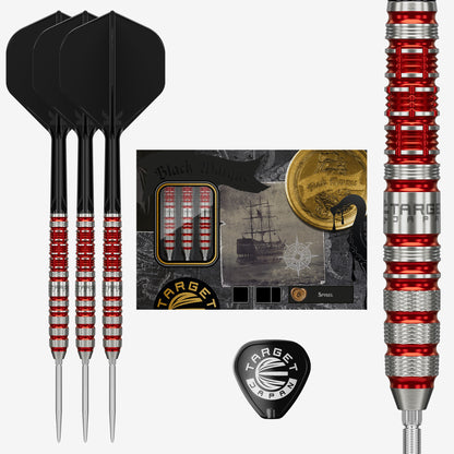 Black Marque Spinel 90% Tungsten Steel Tip Darts