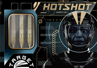 Hot Shot G3 90% Steel Tip Darts by Target Japan