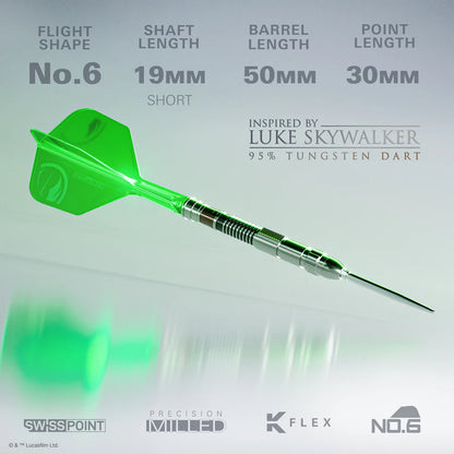 STAR WARS™ | TARGET Luke Skywalker “Jedi Knight” Lightsaber First Edition 95% Tungsten Steel Tip Darts