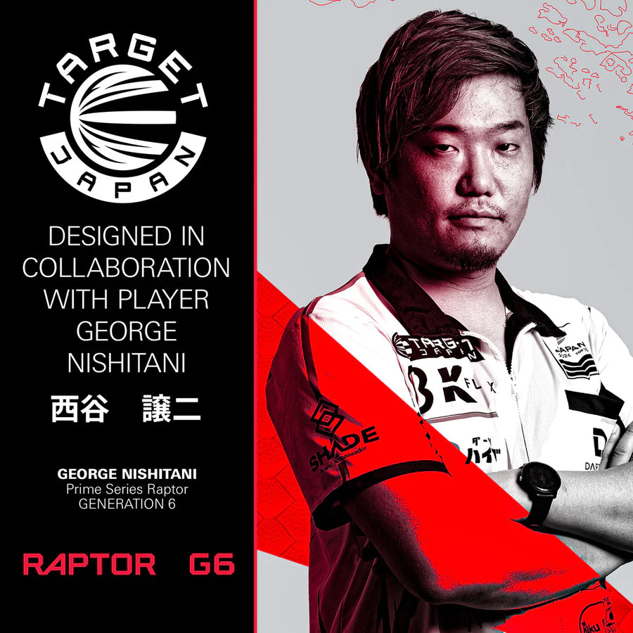 Target Japan Prime Series Raptor Gen 6 90% Steel Tip Darts