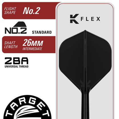 Black Marque Pierce Steel Tip Darts
