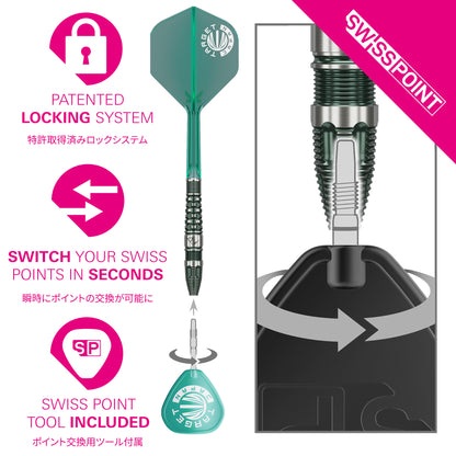 Prime Series PW Gen3 90% Tungsten Steel Tip Darts