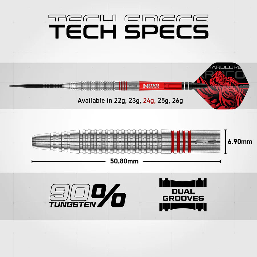 Jonny Clayton Original 2.0 90% Tungsten Steel Tip Darts
