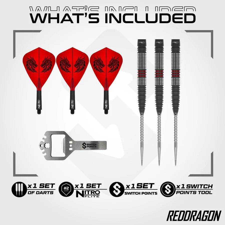 Jonny Clayton Hiraeth Switch Point 90% Tungsten Steel Tip Darts