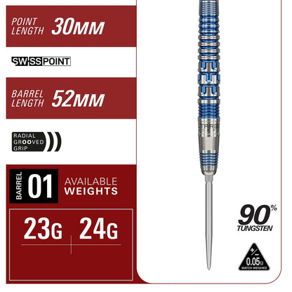 Target Japan Mizu Series 01 90% Sp Steel Tip Darts 2026