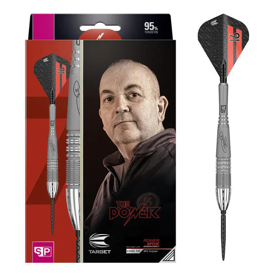 Phil Taylor Power 9Five Gen 7 95% Tungsten Steel Tip Darts