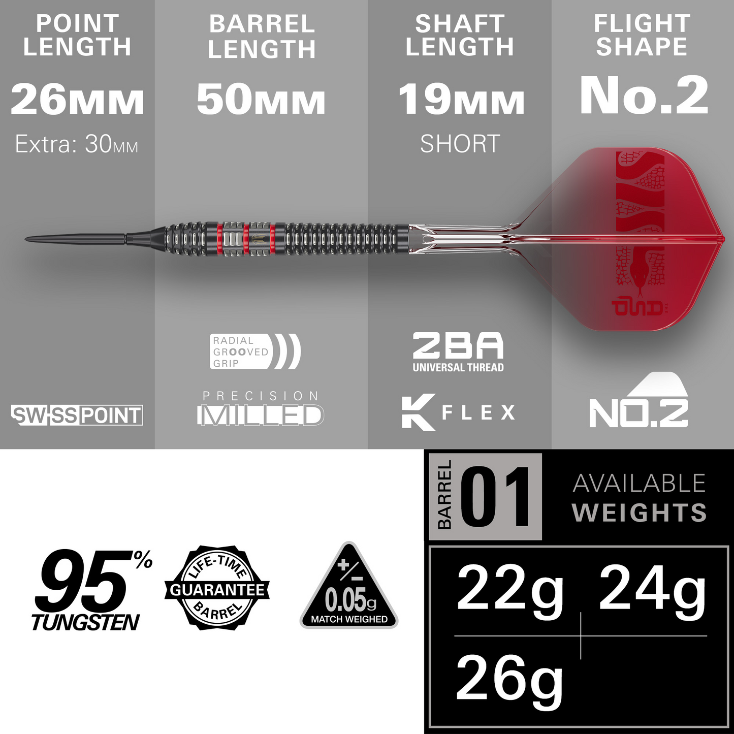 Nathan Aspinall 95K SP Steel Tip Darts 2025