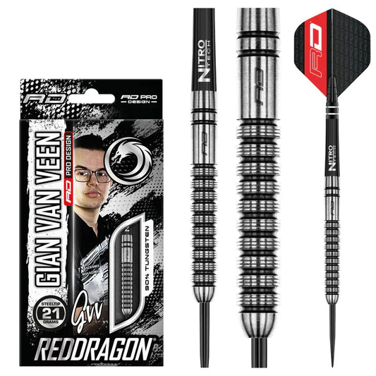 Gian Van Veen 90% Tungsten Steel Tip Darts
