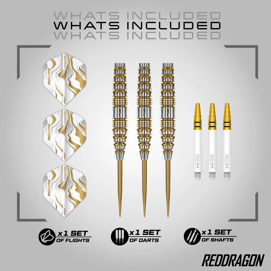 Paradym Gold Torpedo 90% Tungstem Steel Tip Darts