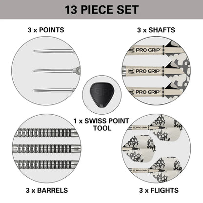 Exo 01 90% Tungsten SP Steel Tip Darts