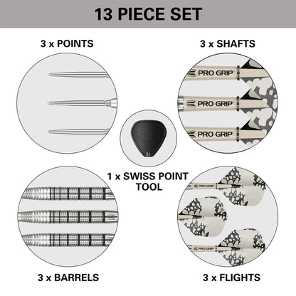 Exo 02 90% Tungsten SP Steel Tip Darts