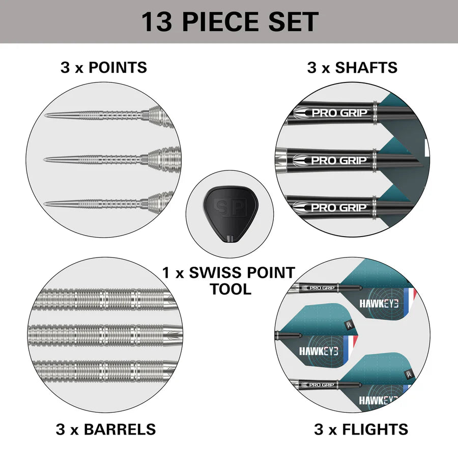 Kevin Doets 90% Tungsten SP Steel Tip Darts